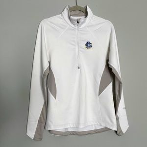 SDSU South Dakota State University Under Armour quarter zip cold gear sweatshirt